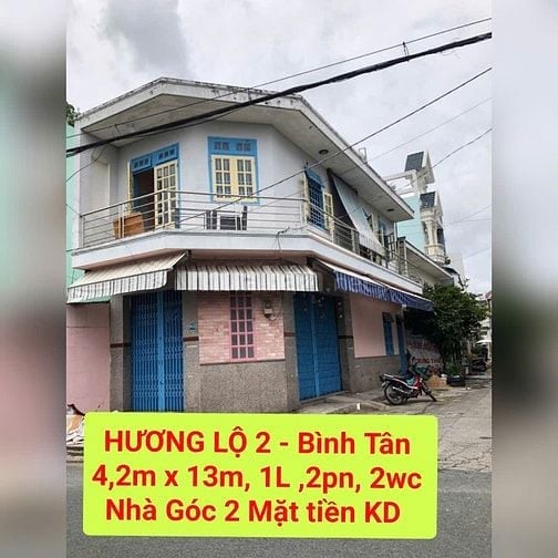 Nhà hương Lộ 2 góc 2 mặt tiền KD giá 12tr/tháng