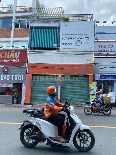 Cho thuê nhà mặt tiền Hậu Giang, P.12, Q.6 giá 25tr