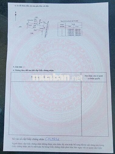 85 m2 đất thổ cư 60m. Sổ hồng sẵn. Chính chủ 100%. Chánh Phú Hòa.