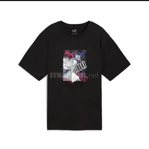 Áo thun Puma chính hãng hoạ tiết unisex