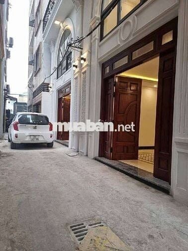 BÁN NHÀ ĐẸP CẠNH CHỢ THẠCH BÀN 42M² – 6 TẦNG ÔTÔ ĐỖ CỬA FULL CÔNG NĂNG