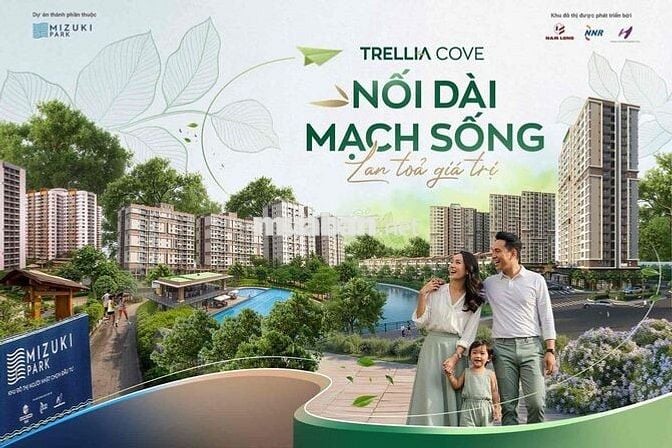 Bán căn 2PN trelia cove mua trực tiếp CĐT Nam Long giá chỉ từ 5tỷ .
