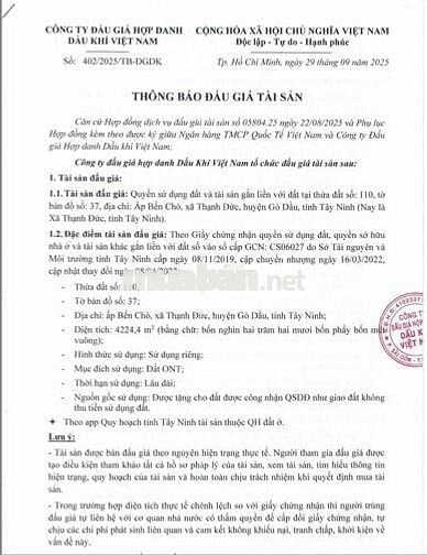 BĐS Ấp Bến Chò, Thạnh Đức, Gò Dầu, Tây Ninh (Xã Thạnh Đức, Tây Ninh)