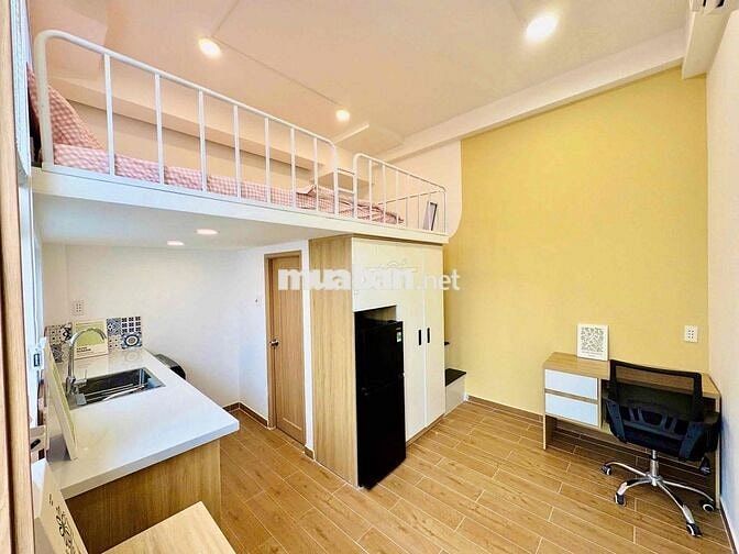 CHO THUÊ PHÒNG CÓ GÁC FULL NỘI THẤT NGAY ĐH NGUYỄN TẤT THÀNH