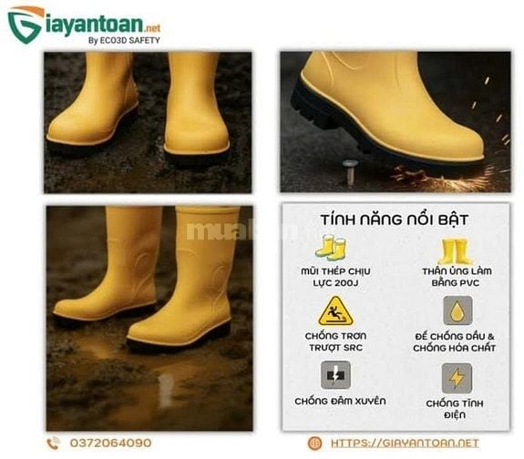Ủng bảo hộ King’s KV20Y – An toàn toàn diện cho mọi môi trường