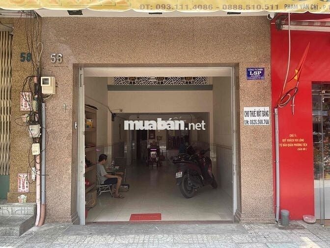 Cho thuê mặt tiền kinh doanh hoặc làm kho đường Phạm Văn Chí