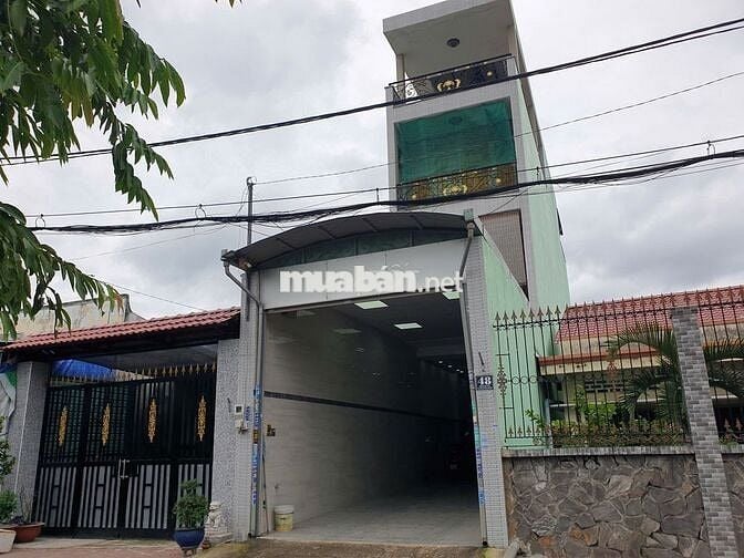 Cho thuê nhà 4m x 30m mặt tiền nhựa 10mTây Bắc Lân, Bà Điểm, Hóc Môn