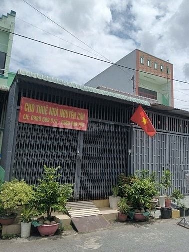 Cho thuê nhà mới nguyên căn mặt tiền đường nội bộ KDC Mỹ Yên, Chợ Gò Đ