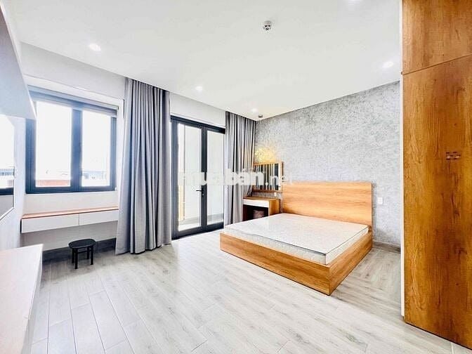 căn studio siêu rộng khu hoà xuân full nội thất