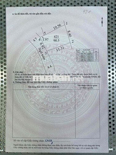 Chính chủ cần bán 90.5m full thổ 🎉🎉 Cách đường mòn HCM chỉ 100m, đường