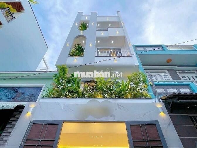 CỰC PHẨM NHÀ ĐẸP- 690C Cách Mạng Tháng Tám P.6 Q.TB -5x17m 350m sàn