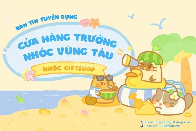 Quản lý cửa hàng - Làm việc tại Vũng Tàu