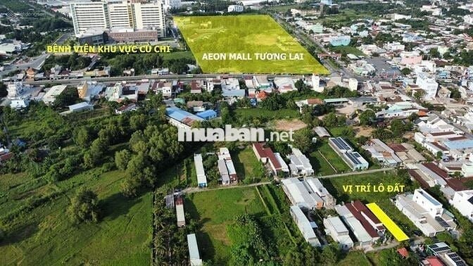 HÀNG HIẾM, LÔ ĐẤT ĐẸP RA GẤP 192M2 VUÔNG VỨC NGAY CẠNH CHỢ CỦ CHI, SHR