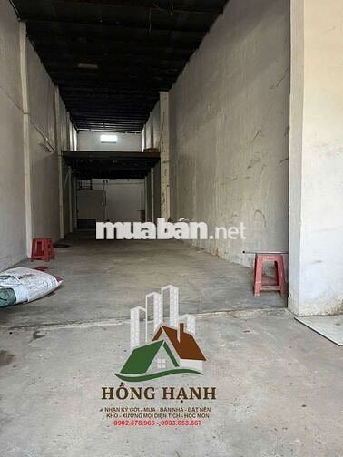 CHO THUÊ KHO 5×30 – TRẦN VĂN MƯỜI / - HÓC MÔN - GIÁ 4 TRIÊU/ THÁNG