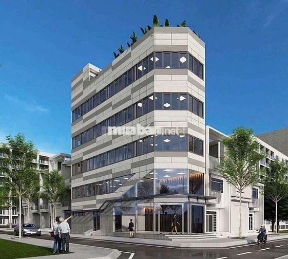 TÒA NHÀ VP 5X20M 1 TRỆT 5 LẦU CÓ THANG MÁY MỚI 100%