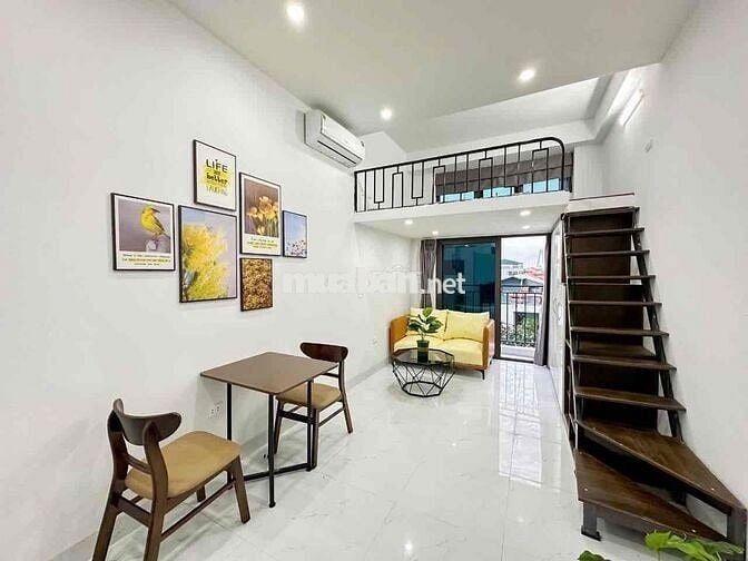 CĂN HỘ DỊCH VỤ MỚI XÂY - TRANG BỊ FULL NT - THANG MÁY GẦN AEON TÂN PHÚ