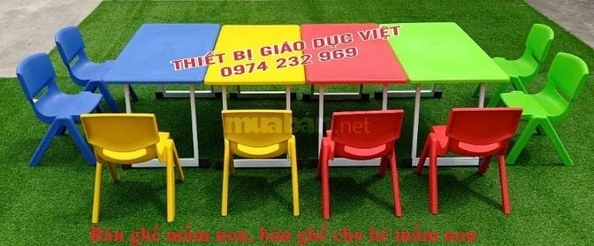 Bàn ghế mầm non, bàn ghế cho bé, bàn ghế nhựa giá rẻ