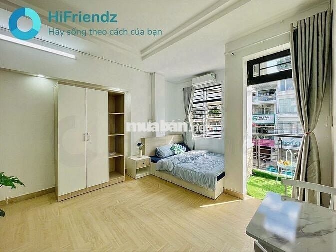 PHÒNG FULL NỘI THẤT 40m2 CỬA SỔ BAN CÔNG LỚN Ở BÌNH THẠNH GẦN Q1,Q3