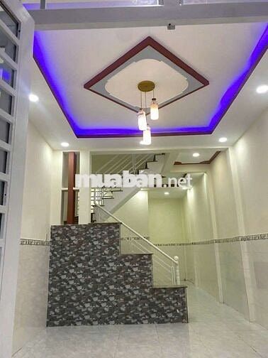 Nhà  4*25 lầu suốt mặt Tiền Sư  Đoàn 9 vĩnh lộc A Bình Chánh