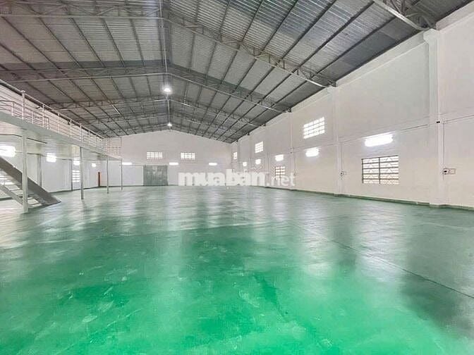Kho xưởng 1100m²Full tiện ích Có gác lửng,văn phòng,hợp đồng chính chủ