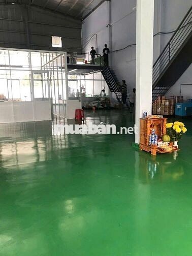 Kho xưởng mới xây 720m², nền epoxy sạch đẹp Chỉ 45 triệu/tháng