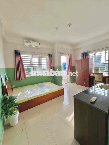 Pass phòng 45m2 ban công, gần bến xe miền đông QL13, Bình Thạnh