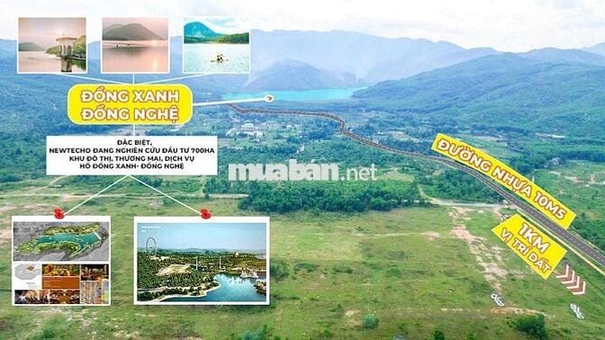 Lô đất mặt tiền đường nhựa giá nhỉnh 1 tỷ