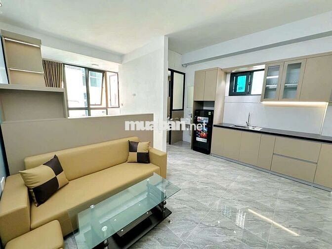 Phòng studio 35m2 bếp xa giường_ban công_full nt_Hẻm 76 Bùi Đình Túy