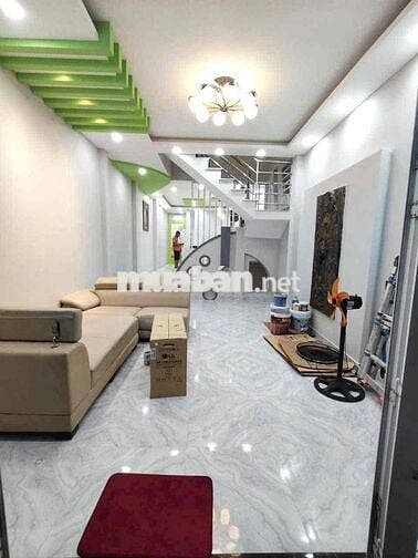 HXH 3pn3wc nhà mới kèm 3 máy lạnh hẻm thống nhất P10