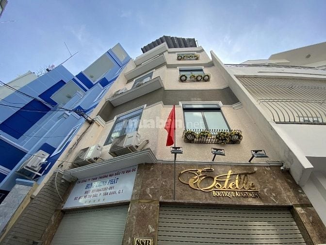 Bán nhà 88B Võ Thị Sáu, P.Tân Định,Ngang 5,5m x 20m 5 Tầng HĐT 100tr