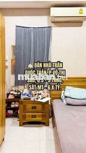 🏠 BÁN NHÀ TRẦN QUỐC TOẢN, P.VÕ THỊ SÁU, Q.3 - 5 TẦNG, SÁT MT - 6.X