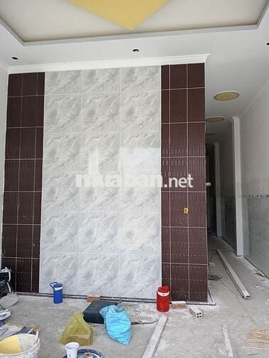 NHÀ CẤP 4 CHUẢN BỊ HOÀN THIỆN TẠI ĐS 6 KDC ĐÔNG PHÚ KẾ BÊN TP CẦN THƠ