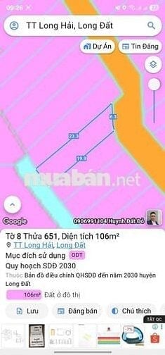 Nhà đã hoàn công ngay khu dân cư trung tâm Long Hải. Gần biển và chợ.