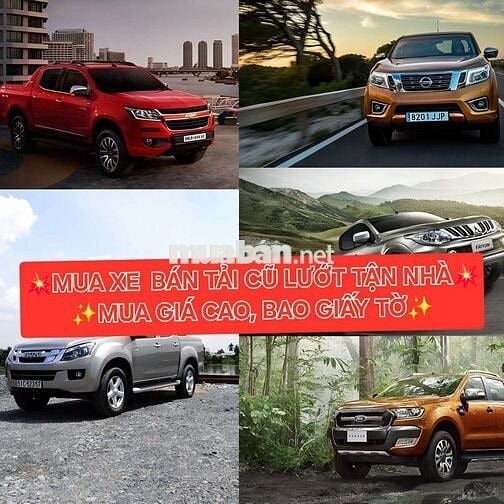 MUA XE OTO CŨ, BÁN TẢI CŨ LƯỚT GIÁ CAO BAO GIẤY TỜ