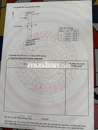 Bán đất mặt tiền oto vuông vức sổ trao tay