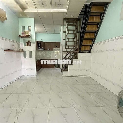 NHÀ 43M2 1 TRỆT 1 LẦU 2PN MẶT TIỀN NGUYỄN HỮU THỌ TIỆN Ở BUÔN BÁN NHỎ