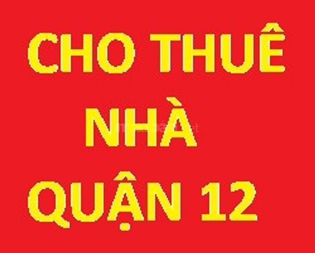 Cho thuê nhà Quận 12, gần phần mềm Quang Trung, đường Tô ký, Quận 12