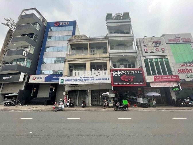 Cho thuê nhà mặt tiền lớn Châu Văn Liêm, Q5 – 3 lầu, nở hậu, giá tốt
