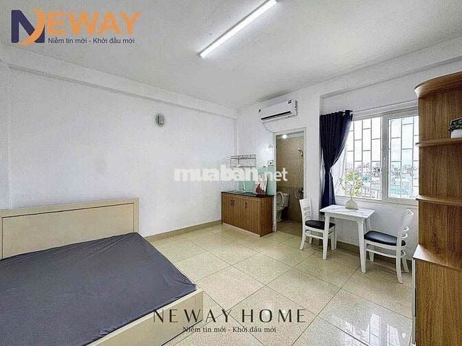 Cho Thuê Căn Hộ Mới Full Nội Thất Cửa Sổ Trời