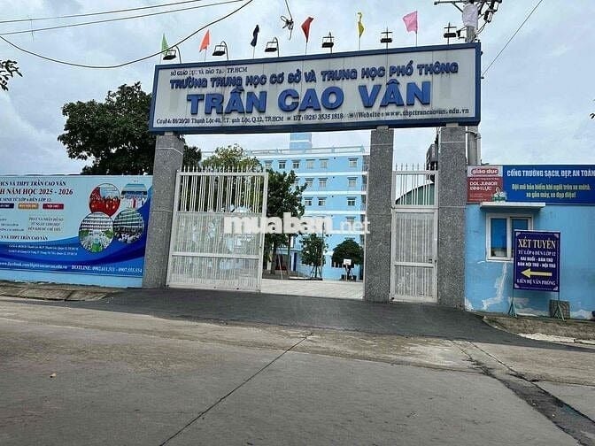 92m2 ngay cổng trường học- Thạnh lộc 40, đường 6m
