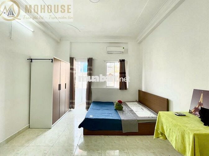 Phòng trọ full nội thất 30m2_Balcony lớn_Gần Sân Bay_Nhà Thờ Vườn Xoài
