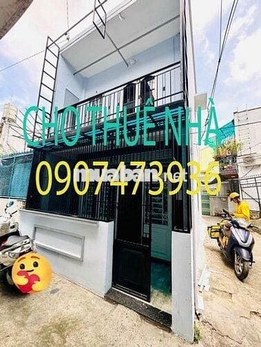 CHO THUÊ NHÀ 3 MẶT TIỀN HẺM – ĐƯỜNG CHU VĂN AN, Q. BÌNH THẠNH