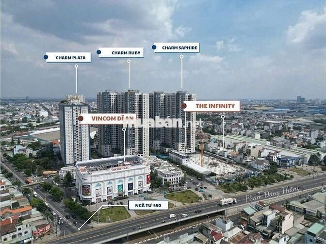 (GẤP) 1 căn *** 1PN+1WC 1ty800 full nội thất, sẵn sổ Charm City