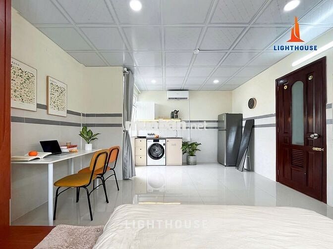 STUDIO 1PN BAN CÔNG  FULL NỘI THẤT  MÁY GIẶT RIÊNG  ĐẶNG THÙY TRÂM