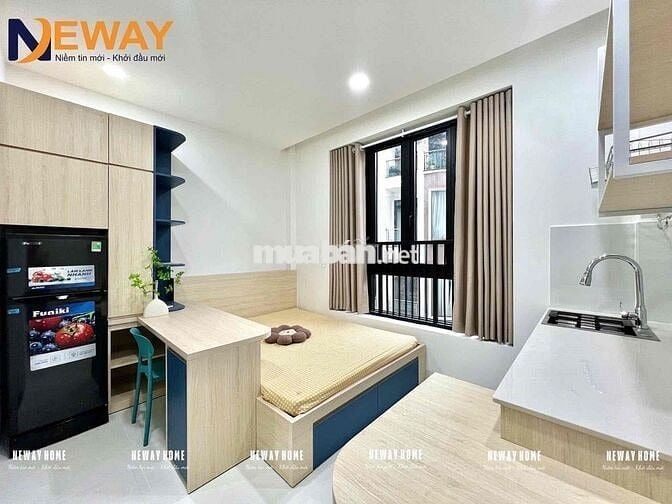 KHAI TRƯƠNG STUDIO MỚI XÂY_FULL NỘI THẤT_CỬA SỔ THOÁNG_GẦN AOEN BTÂN