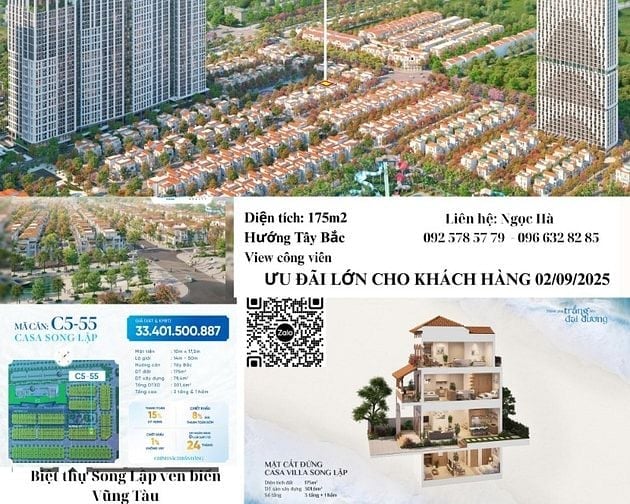 BIỆT THỰ SONG LẬP VŨNG TÀU SỞ HỮU LÂU DÀI