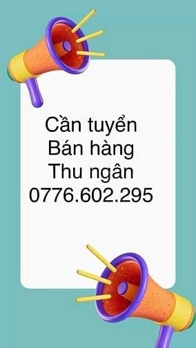 🔥🔥CỬA HÀNG SẮP KHAI TRƯƠNG CẦN TUYỂN NV LƯƠNG  6,5Tr - 8,5Tr.