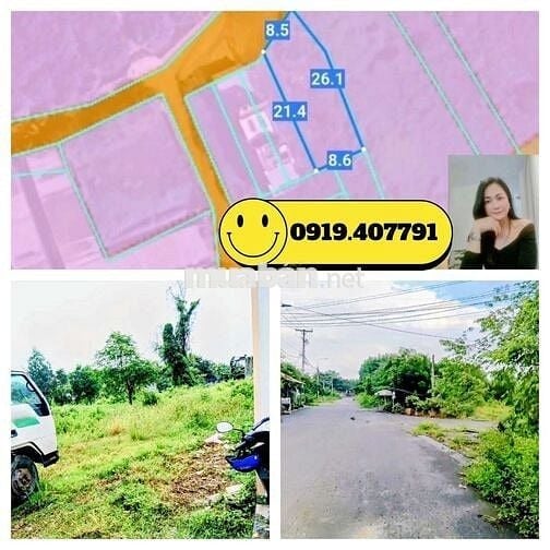 BÁN ĐẤT ĐẸP BÌNH HÒA - CHÍNH CHỦ SỔ SẴN-FULL 210m2 THỔ CƯ-KDL BỬU LONG