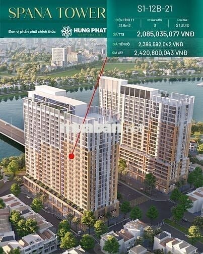 CĂN STUDIO VIEW SÔNG - CHỈ 800 TRIỆU SỞ HỮU CĂN HỘ TRUNG TÂM ĐÀ NẴNG