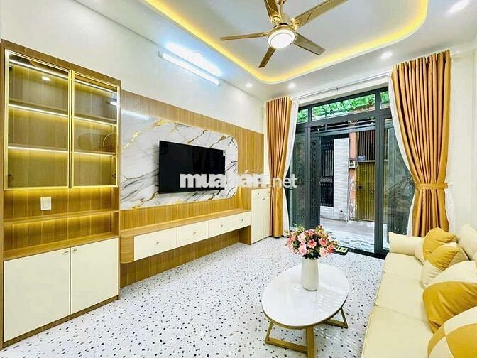 Nhà mới cóng Phạm Văn Chiêu, Gò Vấp ,40m2,4 Tầng, giá 5.9 Tỷ TL